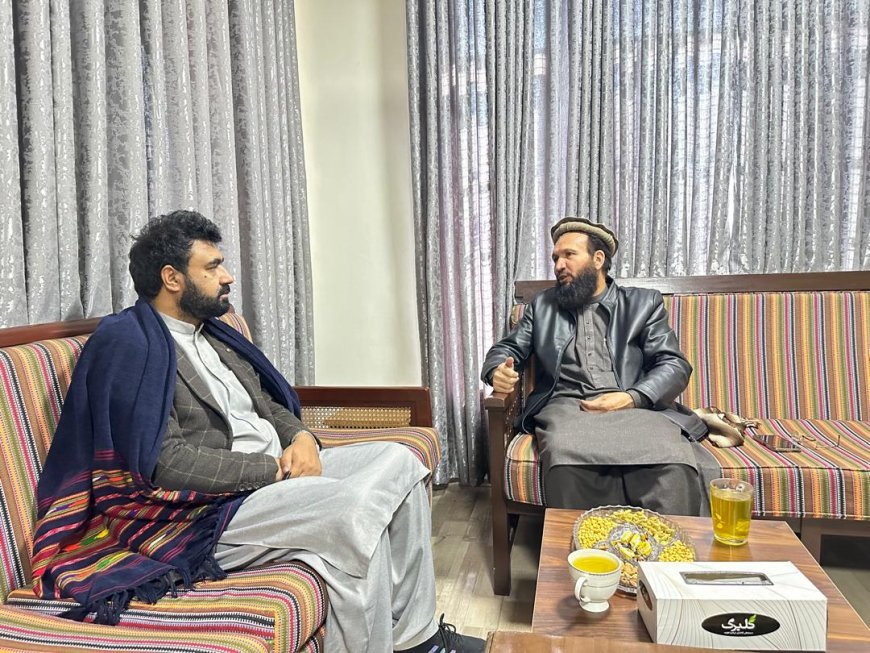 Meeting of the Leadership of the Afghan Journalists and Media Support Organization with Pajhwok Afghan News Agency