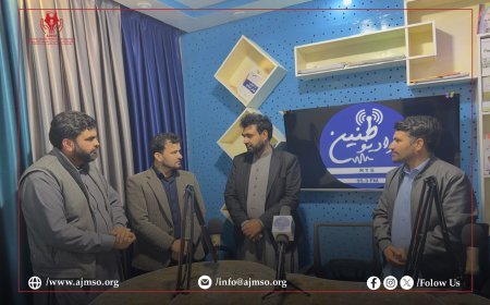 د افغان خبریالانو او رسنیو د ملاتړ بنسټ مشر د کاپیسا ولایت له رسنیو لیدنه وکړه 