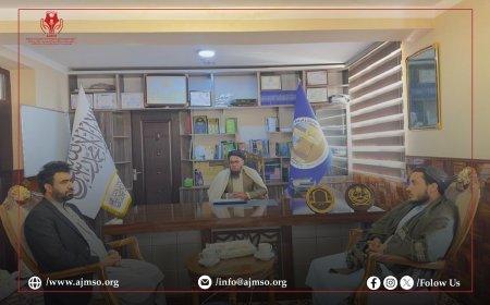 دیدار رییس نهاد حمایت از خبرنگاران و رسانه‌های افغان با رییس اطلاعات و فرهنگ ولایت کاپیسا