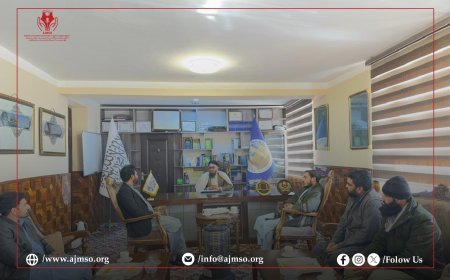 Head of Afghan Journalists and Media Support Organization Meets Director of Information and Culture of Kapisa Province
