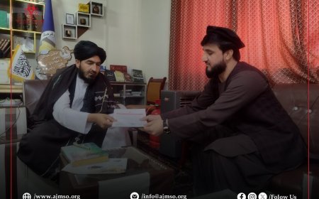 Meeting of AJMSO Provincial Representative with the Director of Information and Culture of Laghman Province