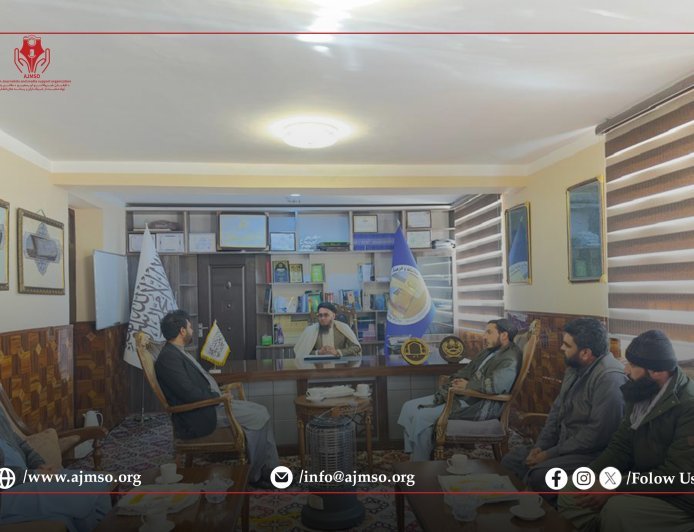 Head of Afghan Journalists and Media Support Organization Meets Director of Information and Culture of Kapisa Province