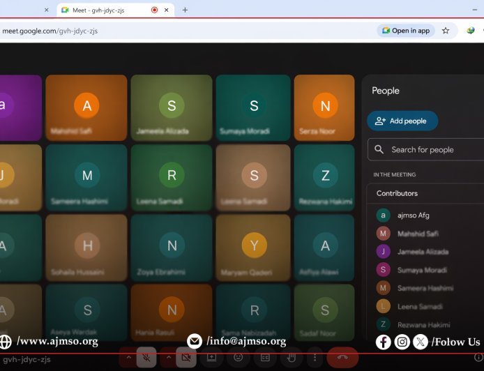 په کابل کې ښځینه خبریالانو ته د سایبري امنیت انلاین روزنیز ورکشاپ جوړ شو
