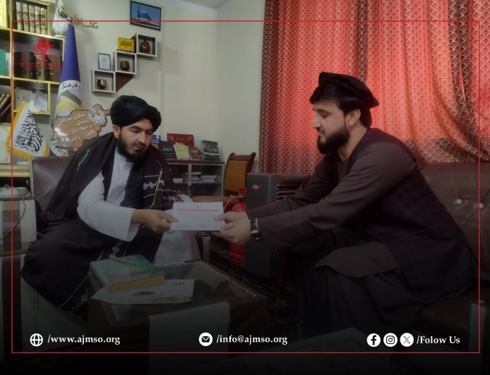 Meeting of AJMSO Provincial Representative with the Director of Information and Culture of Laghman Province