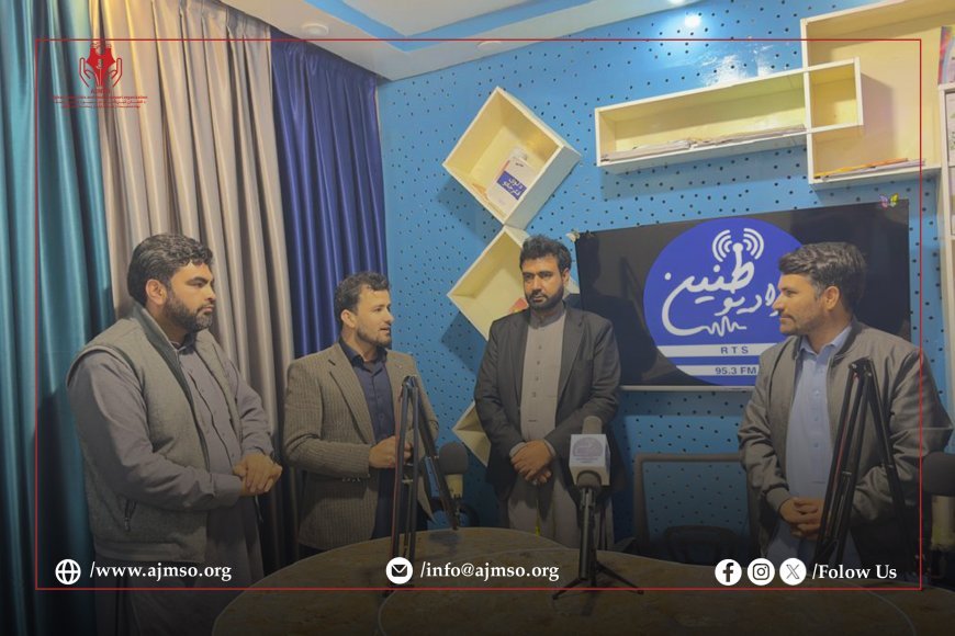 رییس نهاد حمایت از خبرنگاران و رسانه‌های افغان از رسانه‌های محلی کاپیسا دیدار کرد