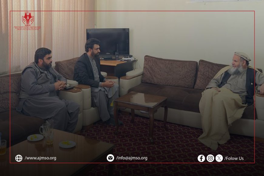 د افغان خبریالانو او رسنیو د ملاتړ بنسټ AJMSOمشر د کاپیسا ولایت له مرستیال والي سره ولیدل