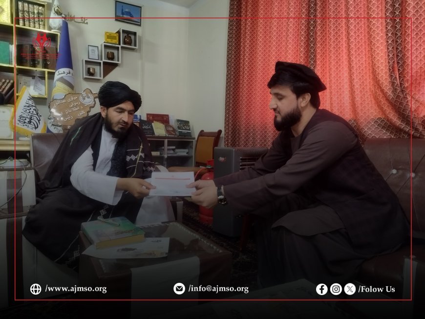 Meeting of AJMSO Provincial Representative with the Director of Information and Culture of Laghman Province