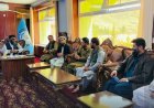 د افغان خبریالانو او رسنیو د ملاتړ بنسټ د پلازمېنې زون استازي د پنجشېر له والي سره وکتل