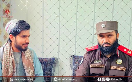 دیدار با قوماندان امنیه ولایت زابل