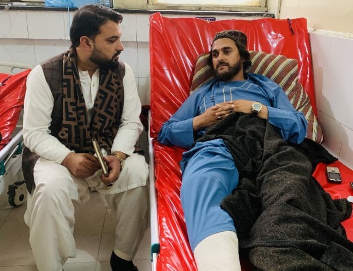 لغمان کې د زلزلې له امله د ژوبل ژورنالیست د روغتیایي حالت پوښتنه وشوه