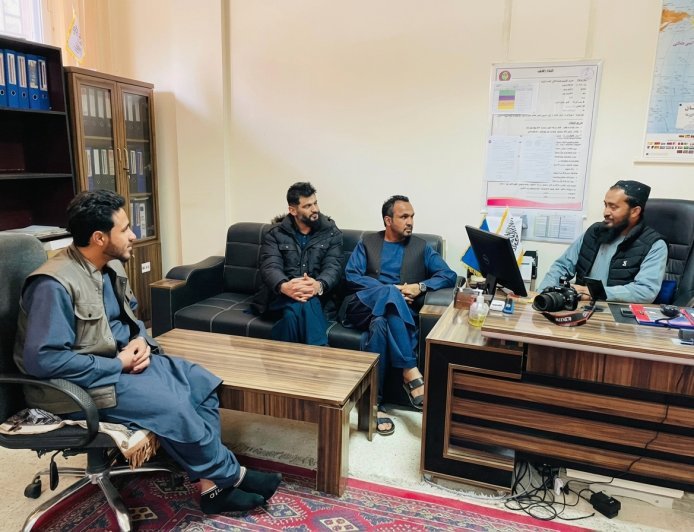 د پروان ولایت د رسنیو له مسؤلینو سره د افغان خبریالانو او رسنیو د ملاتړ بنسټ د ولایتي استازي لیدنه