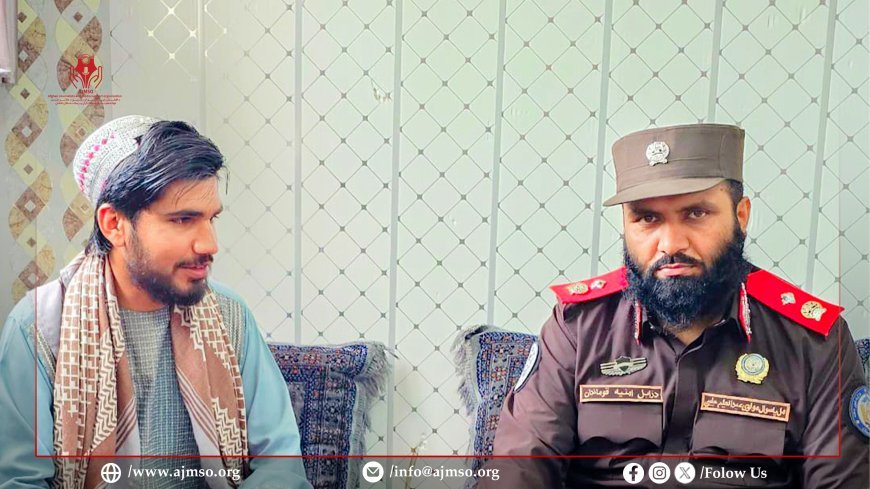 دیدار با قوماندان امنیه ولایت زابل